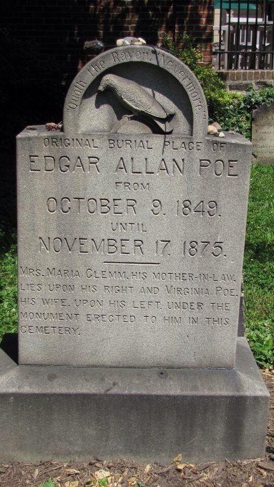 Poe's original resting place 