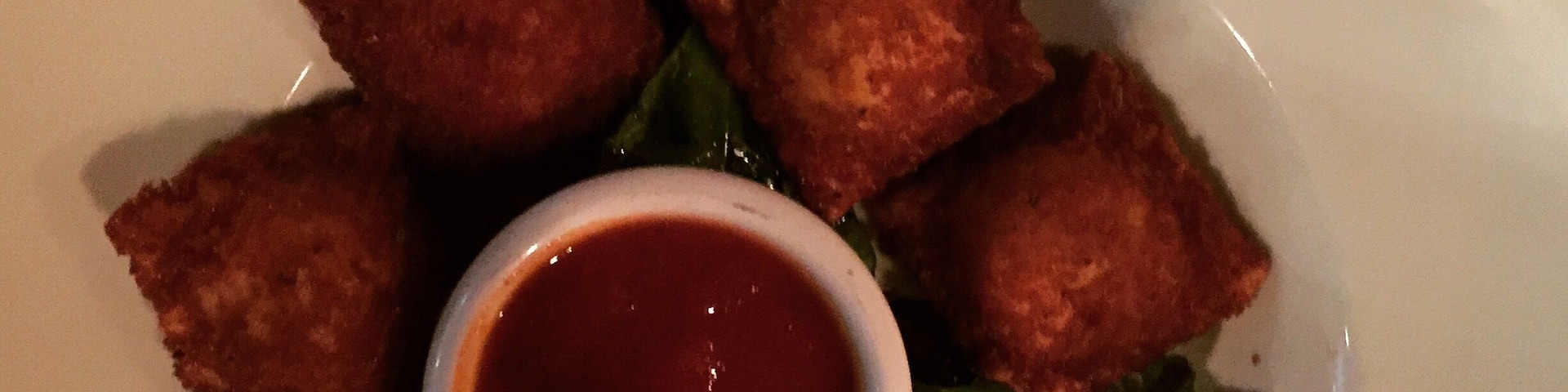 Fried Ravioli and fresh Marinara Sauce. Excellent!