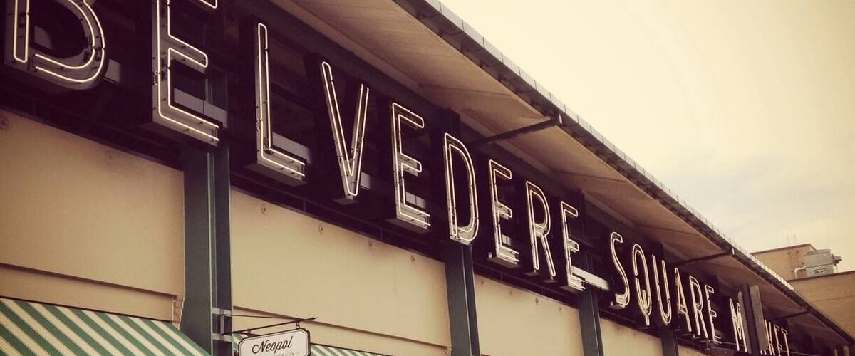 Baltimore's Belvedere Square Market is a perfect mix of the pork store in Valley Stream and Copenhagen's Glass Market. All three of my Homes merge here.