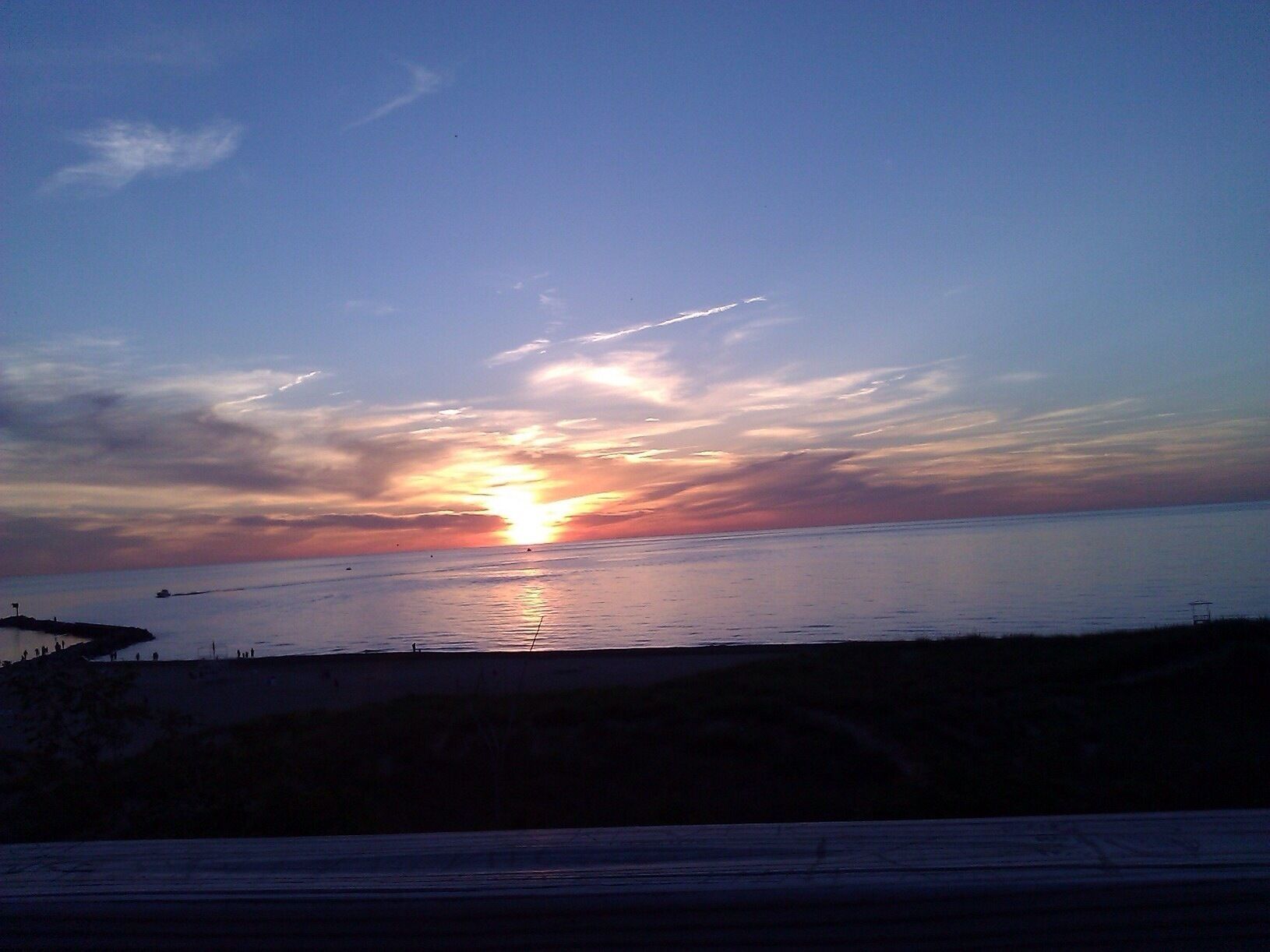 Summer evening at  New Buffalo, Mi
