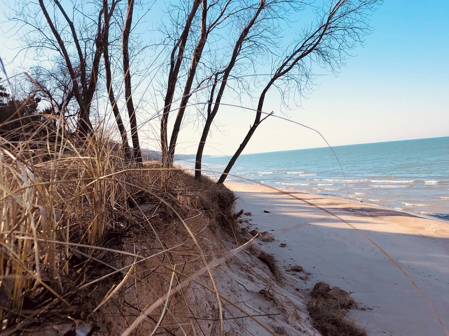 The beaches in December....
