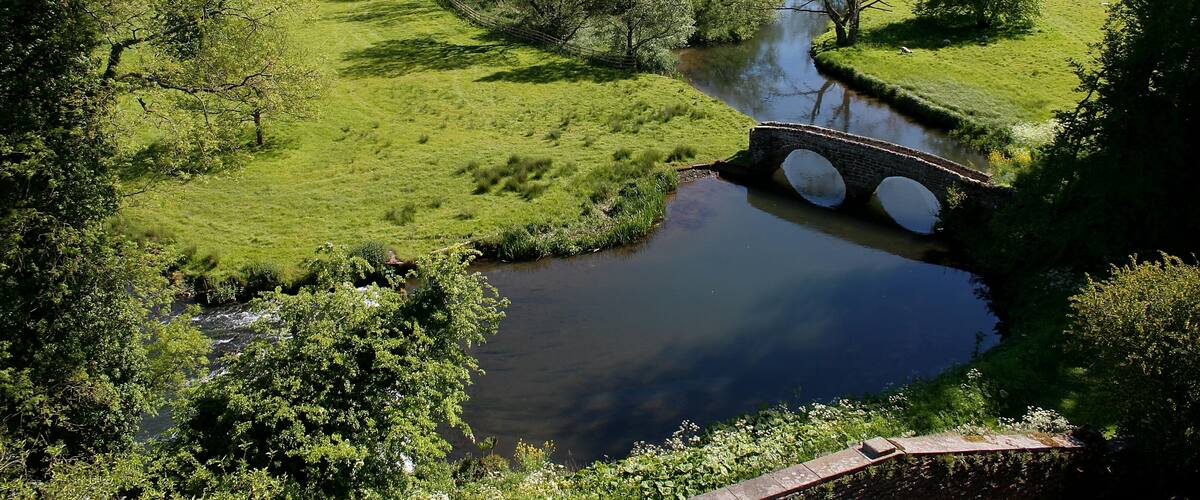 Countryside at Haddon Hall, Derbyshire