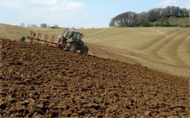 Ploughing Brimley Farm