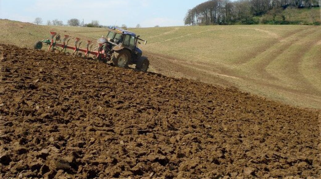 Ploughing Brimley Farm