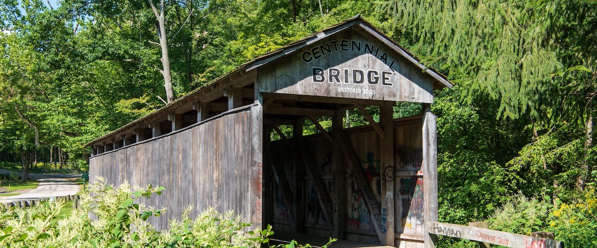 Teegarden-Centennial Covered Bridge in Columbiana County, Ohio
