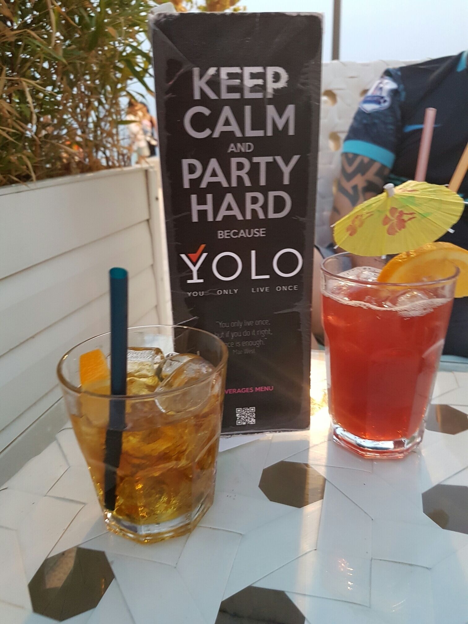 A coma and a zombie at YOLO 