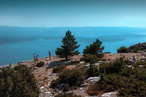 The best view from highest point of any island in Croatia.From here you can see island of Hvar and to the left(not on this photo)famous Zlatni Rat beach.Temprature here is always about 10degrees lower than other parts.