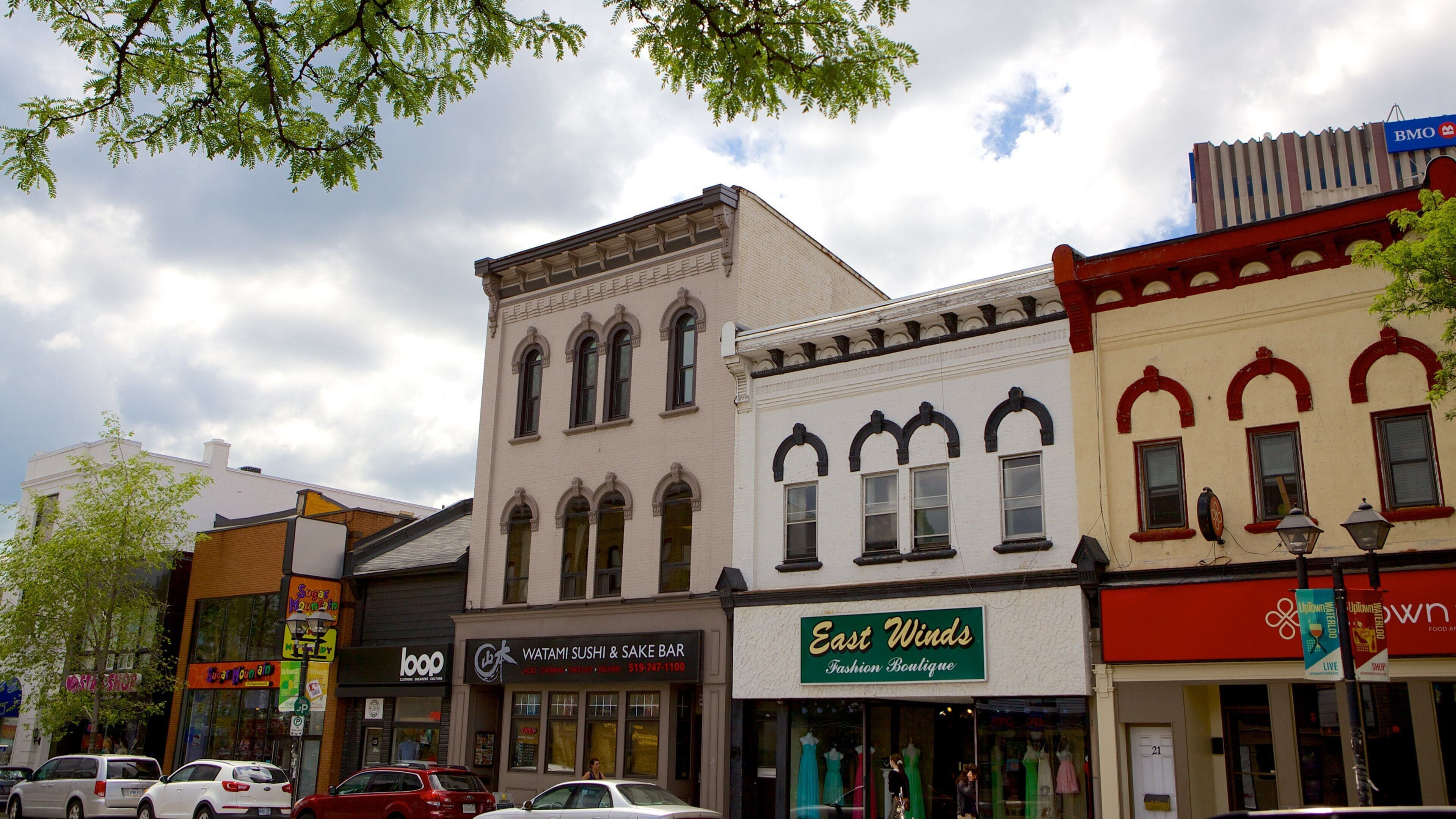 Waterloo which includes signage