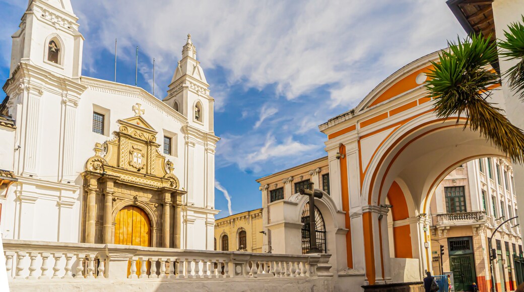 Ecuador, Quito. Church of El Carmen Alto, in the Old Town,