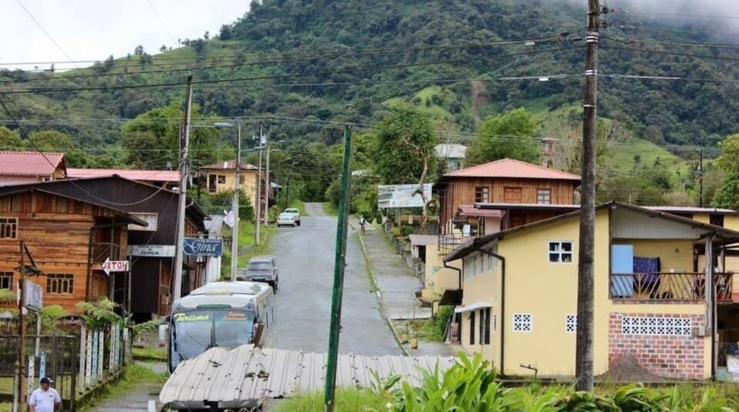 Small town in the cloud forest.