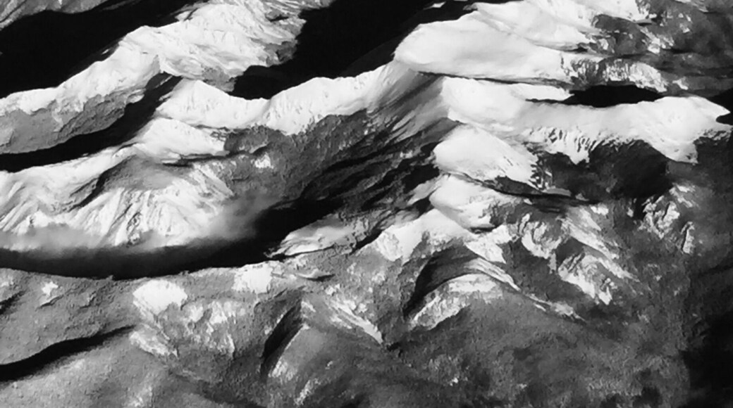 View from 30k feet above Angel Fire, New Mexico