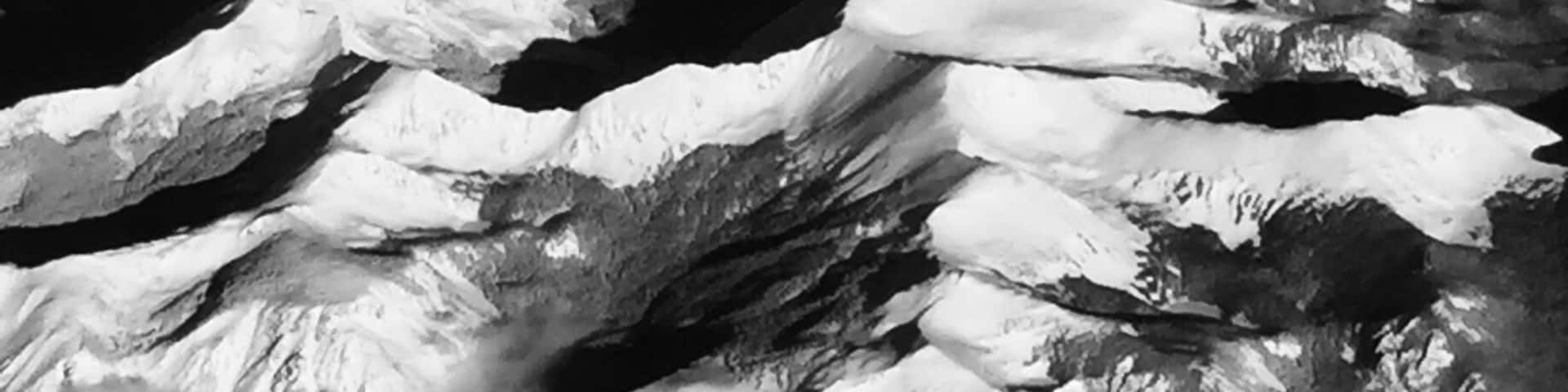 View from 30k feet above Angel Fire, New Mexico