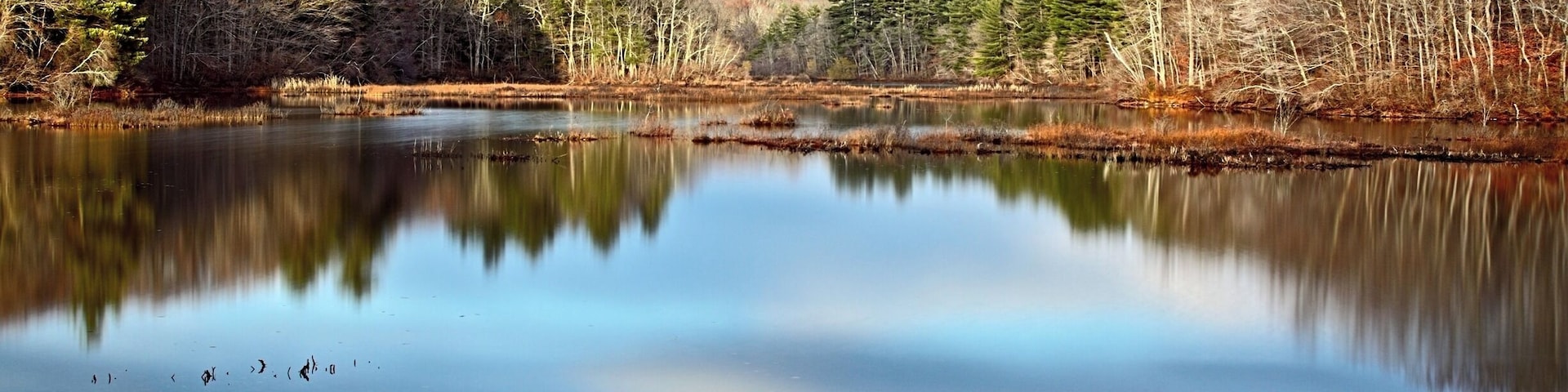 Long exposure and #reflection at Borderland State Park. I think this is about the furthest you can walk from the main entrance. Head toward the old farm house and turn left after it.