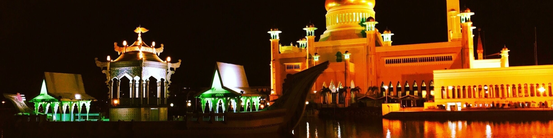 So beautiful at night.