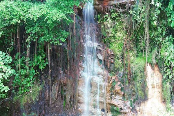 Waterfall near the capital. Also a good area for a hill hike.