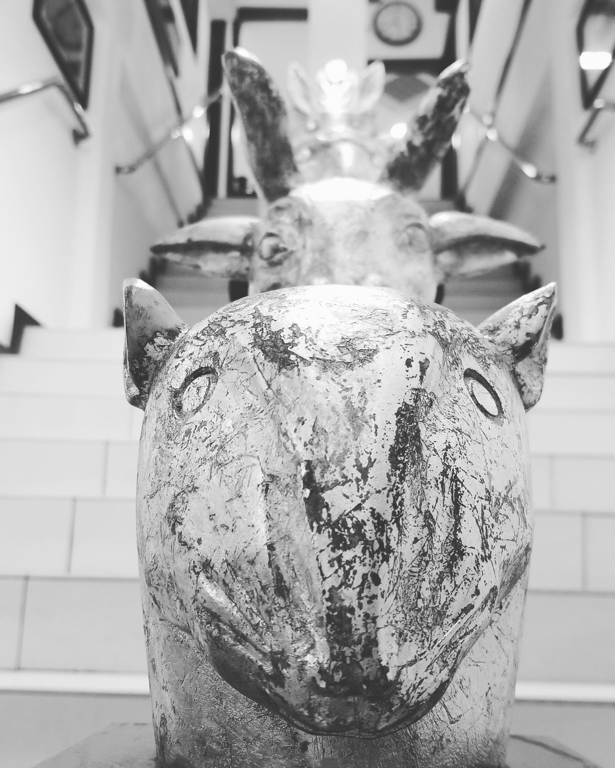 The Chinese zodiac in banister form