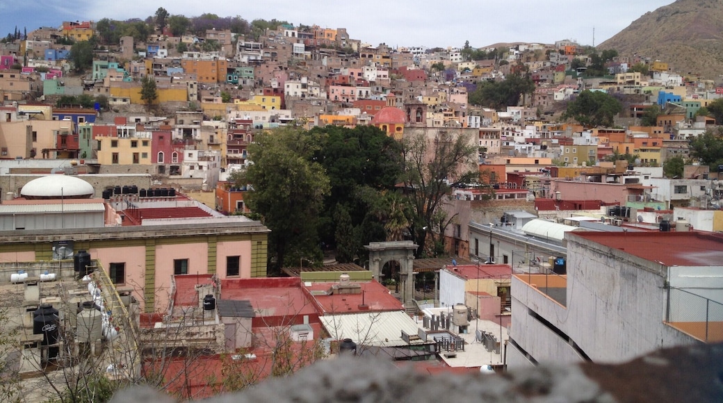 The view of the city.