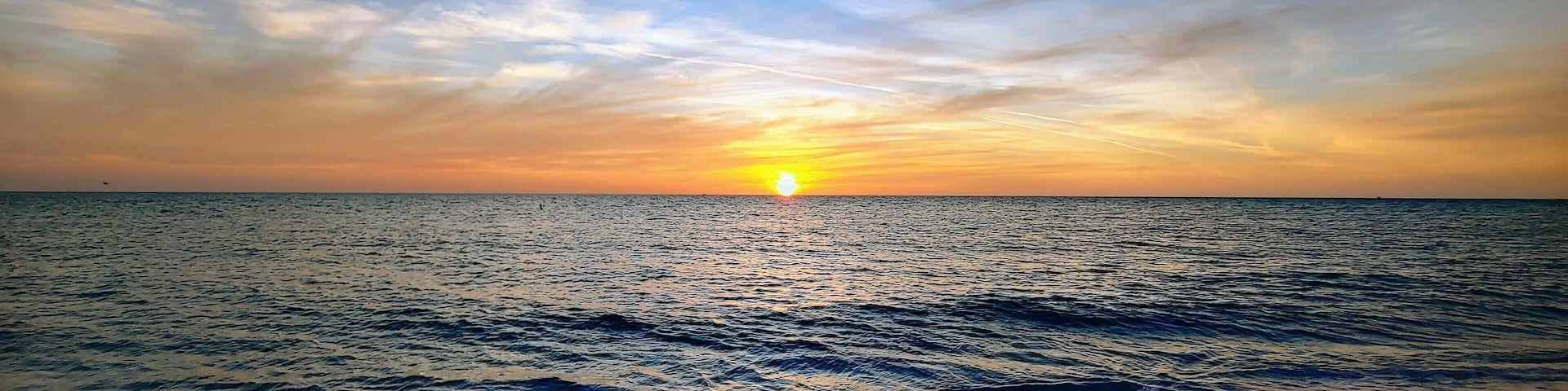 The day comes to a close over the Gulf of Mexico.
Bean Point Beach is at the Northwest end of Anna Maria Island. A nice wide beach with fine white sand. A little more secluded than some of the other beaches nearby.