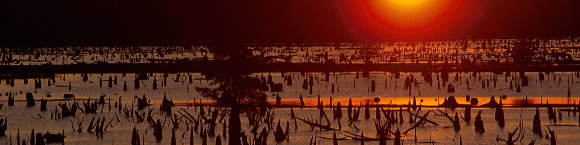 Conway ofreciendo un lago o laguna y un atardecer