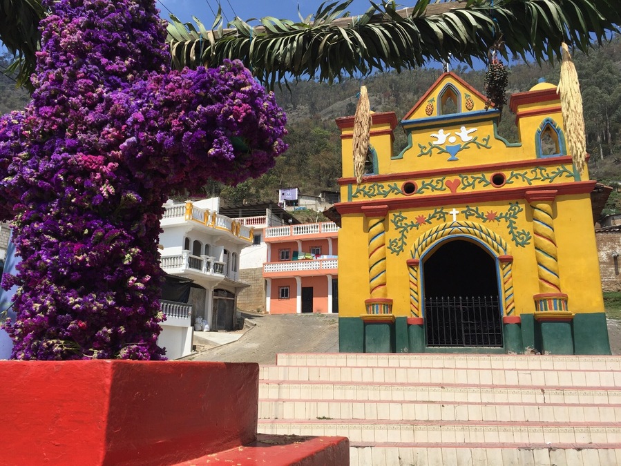 Smaller church in this little town. Great view of the valley from this church which is uphill.
