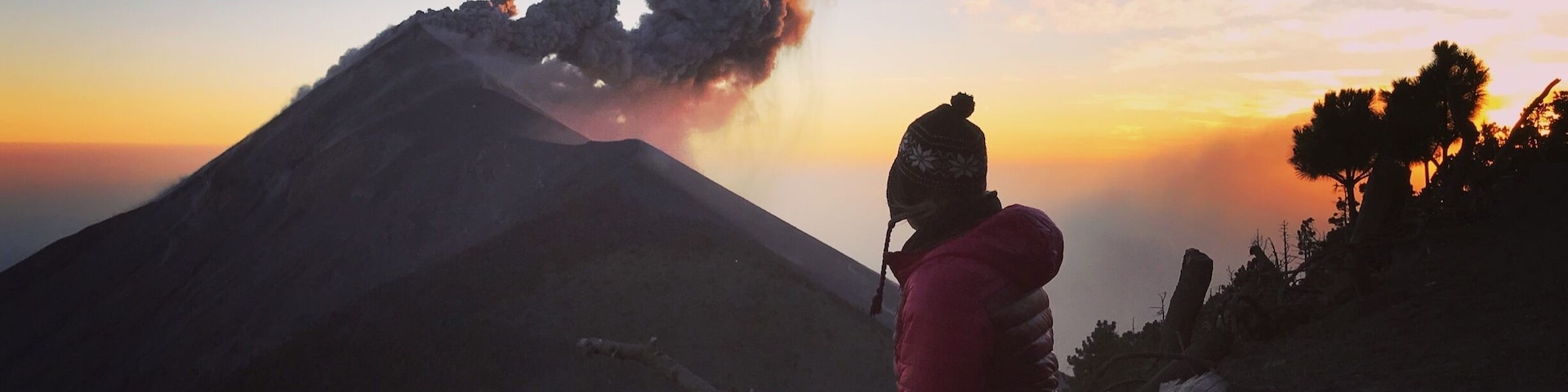 Volcan Acatenango. Seeing (and hearing!) this beast erupt was one of the most amazing things I’ve been in my life. Out of this world! At night, or with big eruptions, you can see the lava spewing out as well!