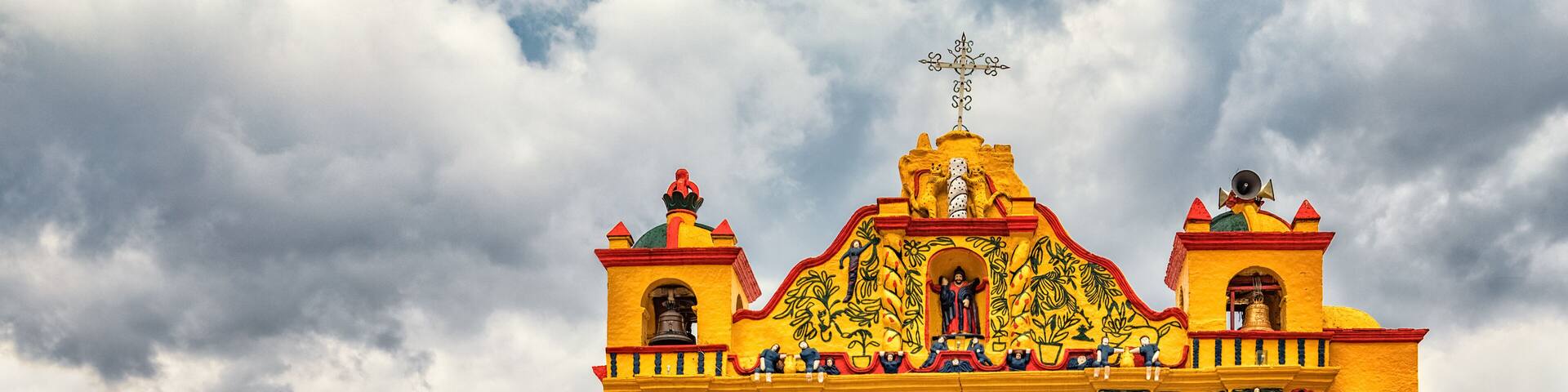 San Andrés Xecul, Catholic Church, Guatemala