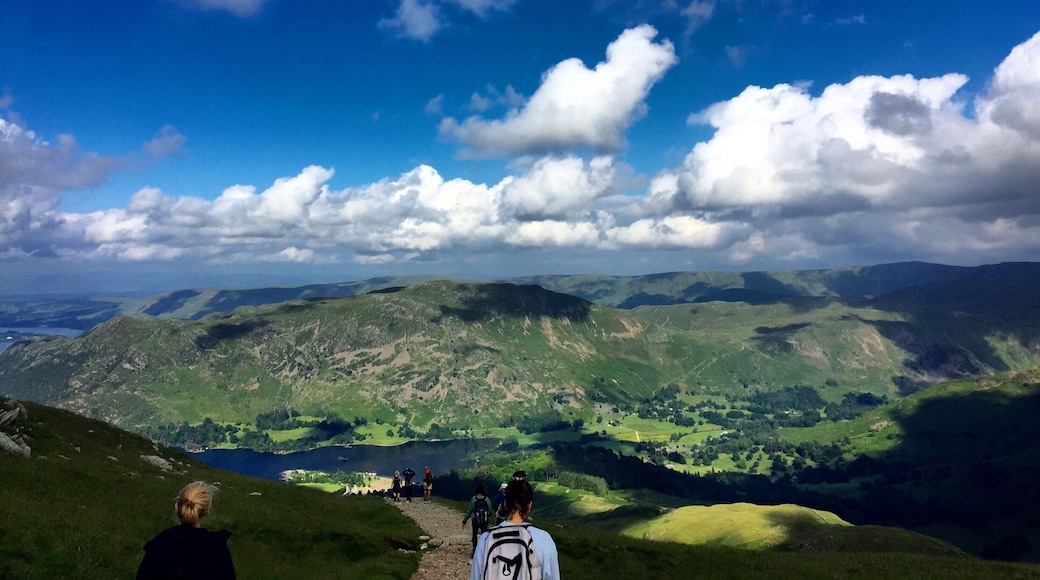 Rolling hills of the Lake District.