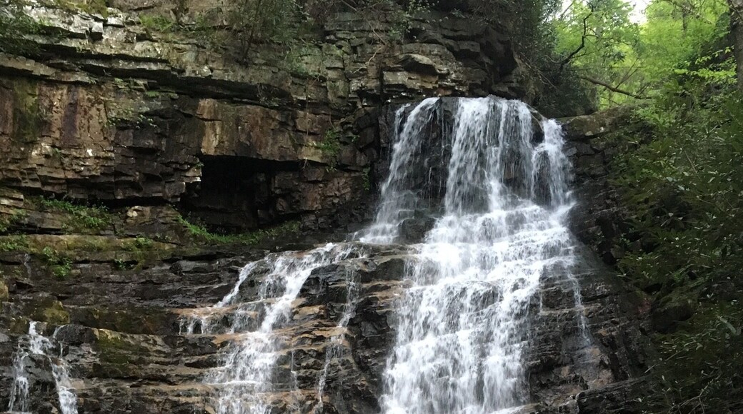 Lila, conquer of waterfalls.