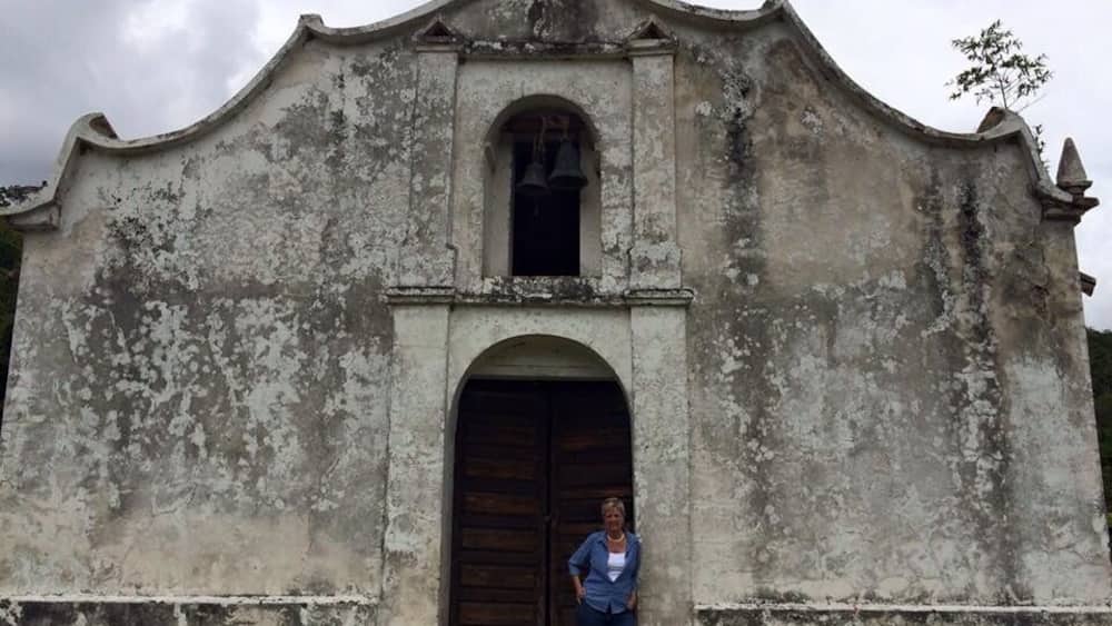 The gorgeous church of San Matias in La Campa, a colonial village situated deep in the remote highlands of western Honduras.