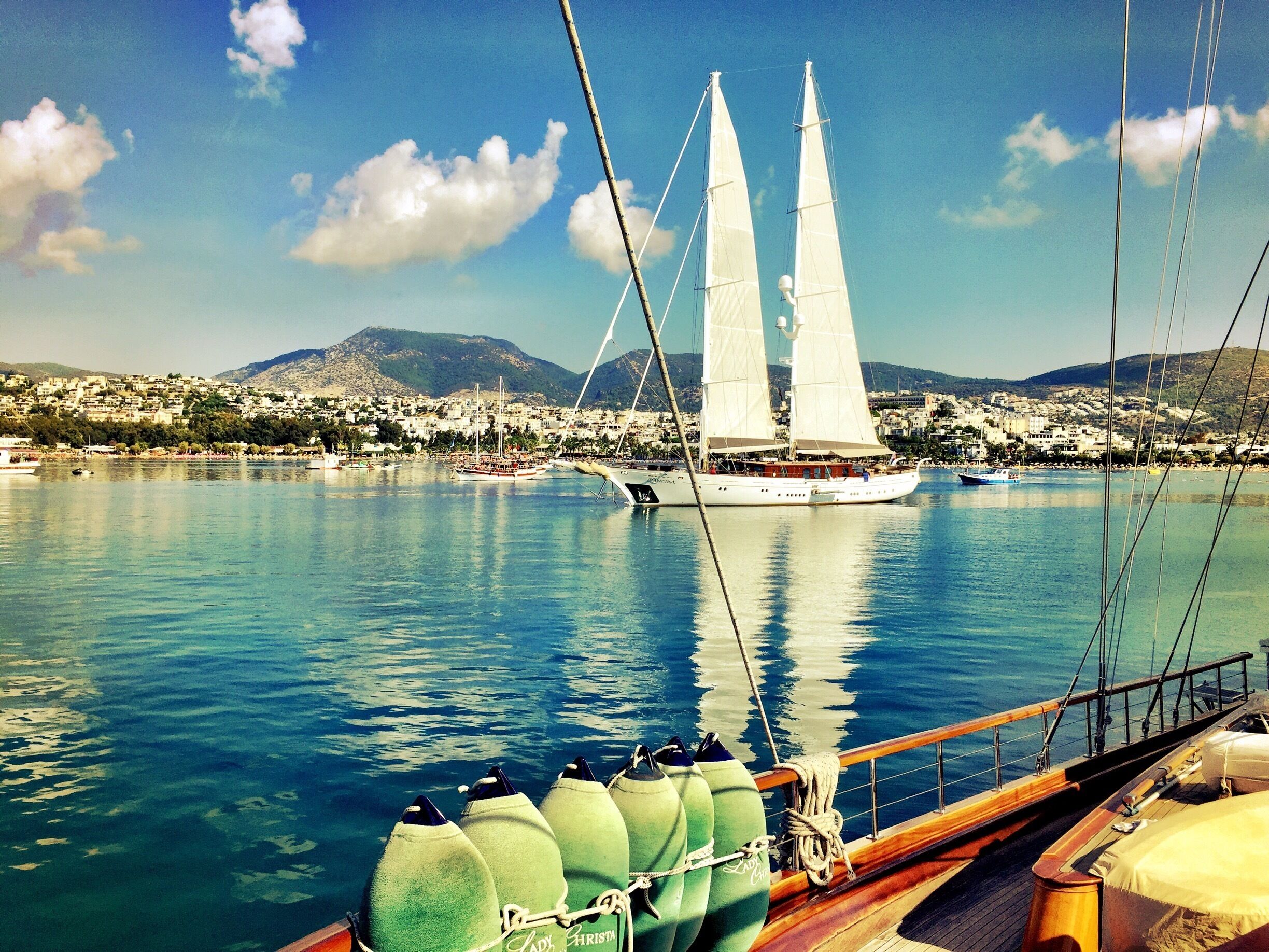 Sunshine after strong rain