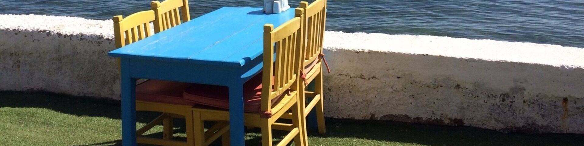 Gumbet marina, spectacular views for lunch!