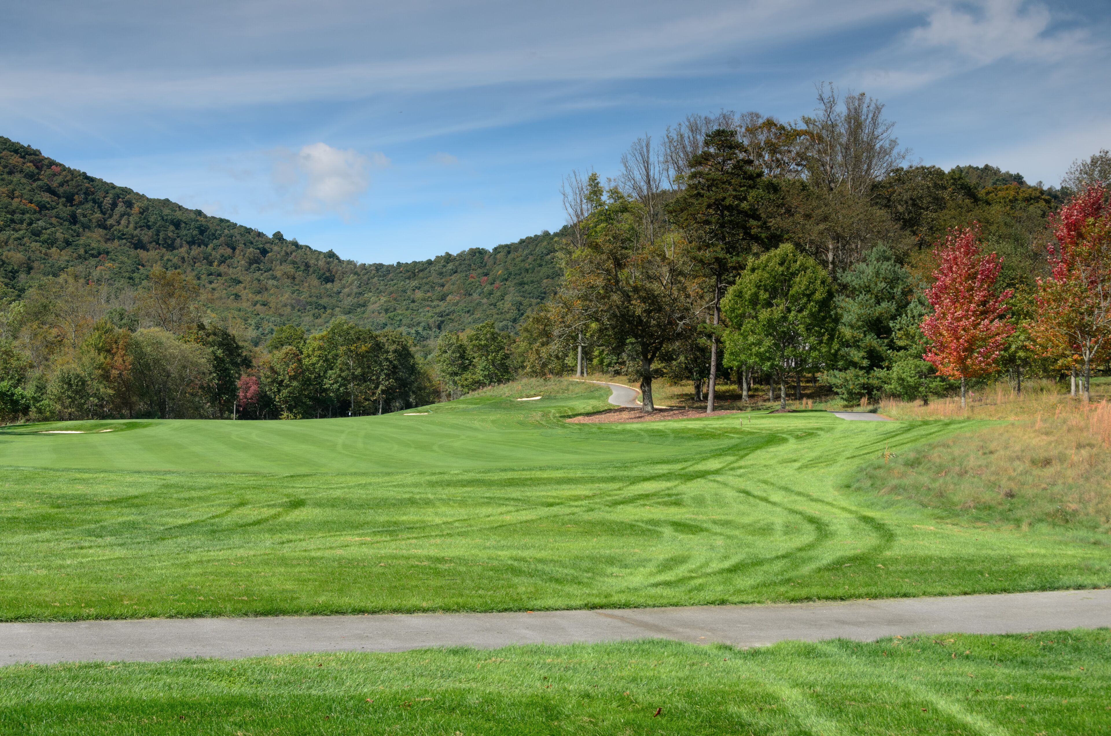 Fairway Mountain View in Fall Foliage 