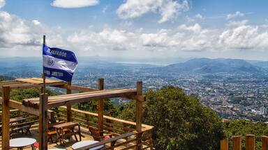 View of the capital of El Salvador - San Salvador, Central America