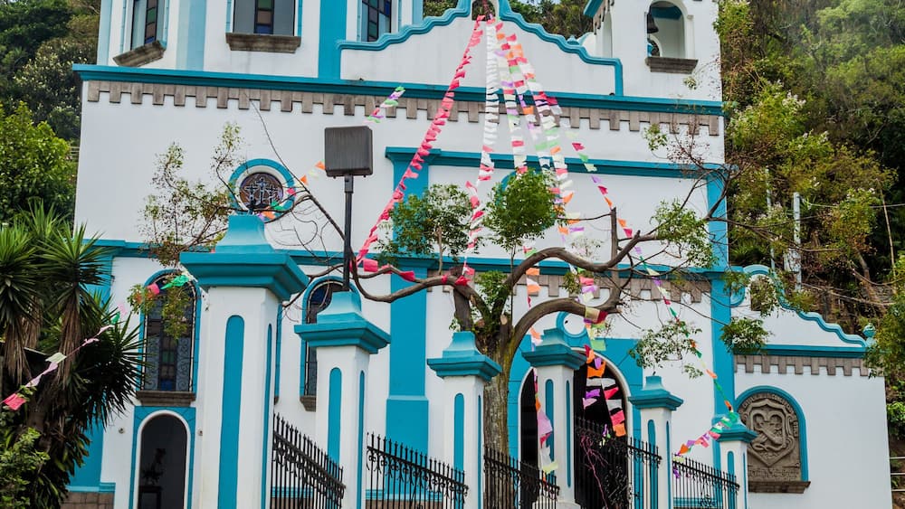 Iglesia El Calvario church in Ataco, El Salvador