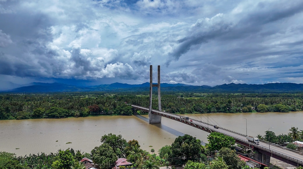 Macapagal Bridge Crossing Agusan River at Butuan City, Philippines