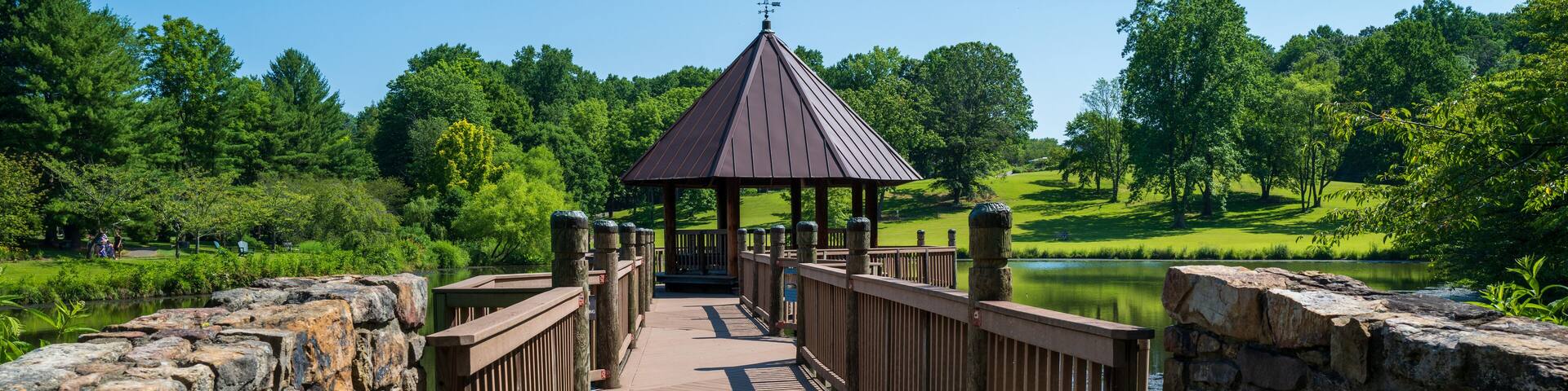 Gazebo Over Lake Caroline