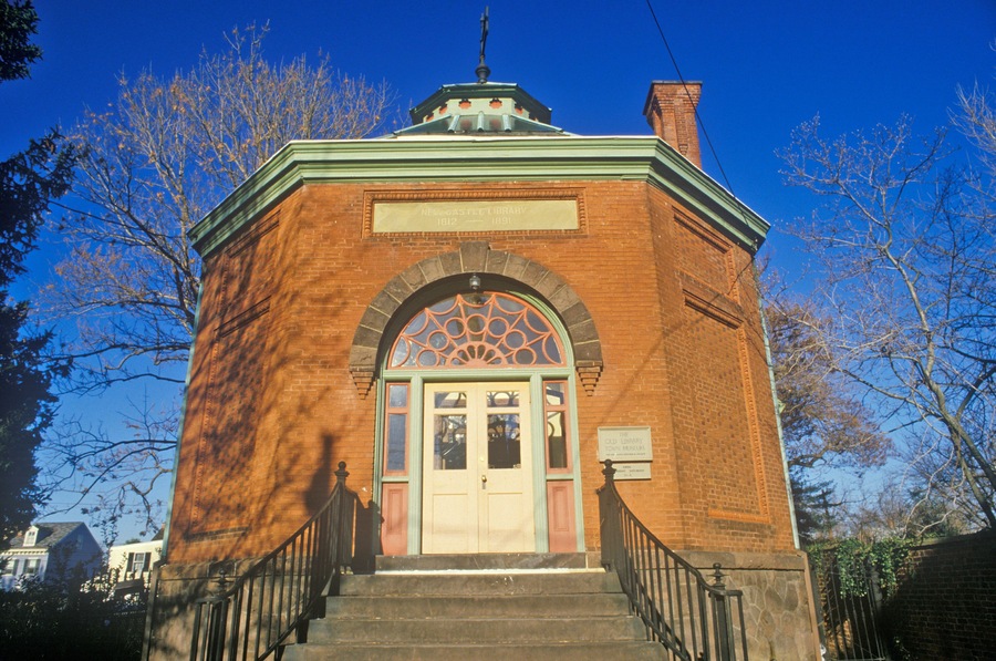 Historical town of New Castle, Delaware