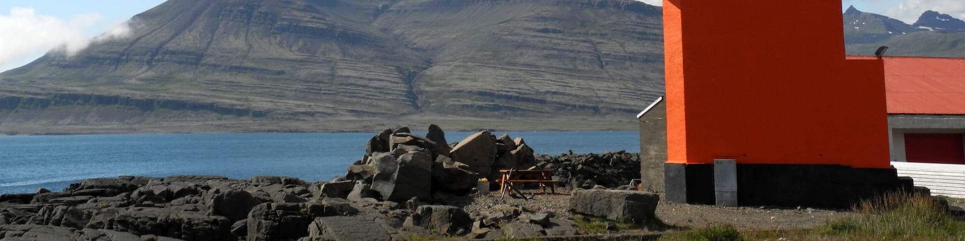 Leuchtturm bei Breiddalsvik, Island
