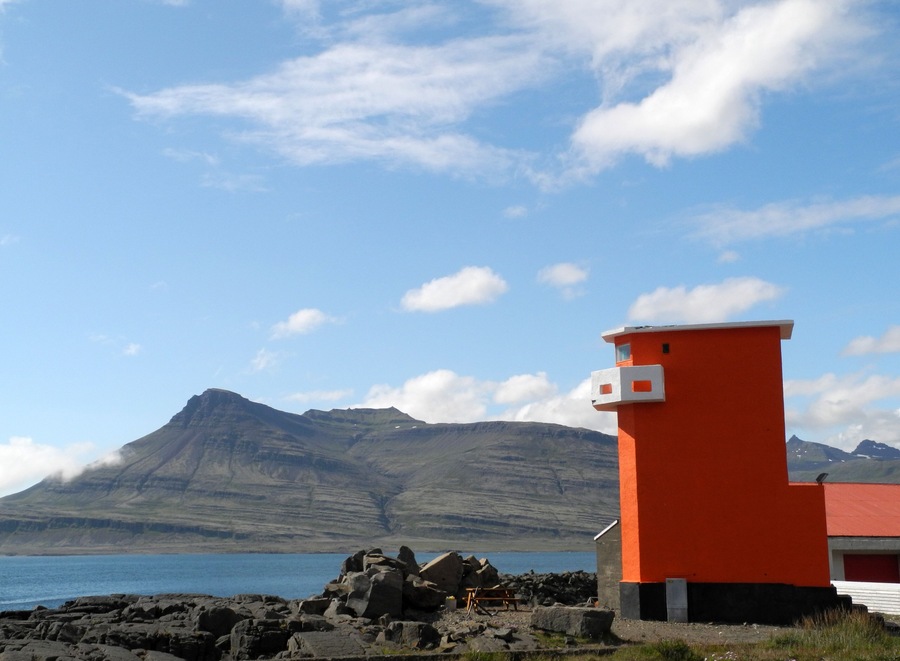 Leuchtturm bei Breiddalsvik, Island