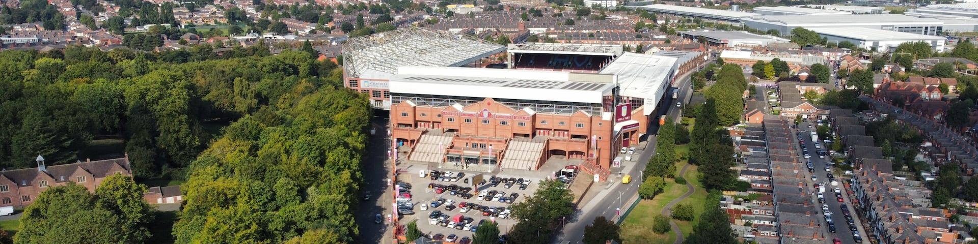 Aerial Photograph of The Holte End, Villa Park