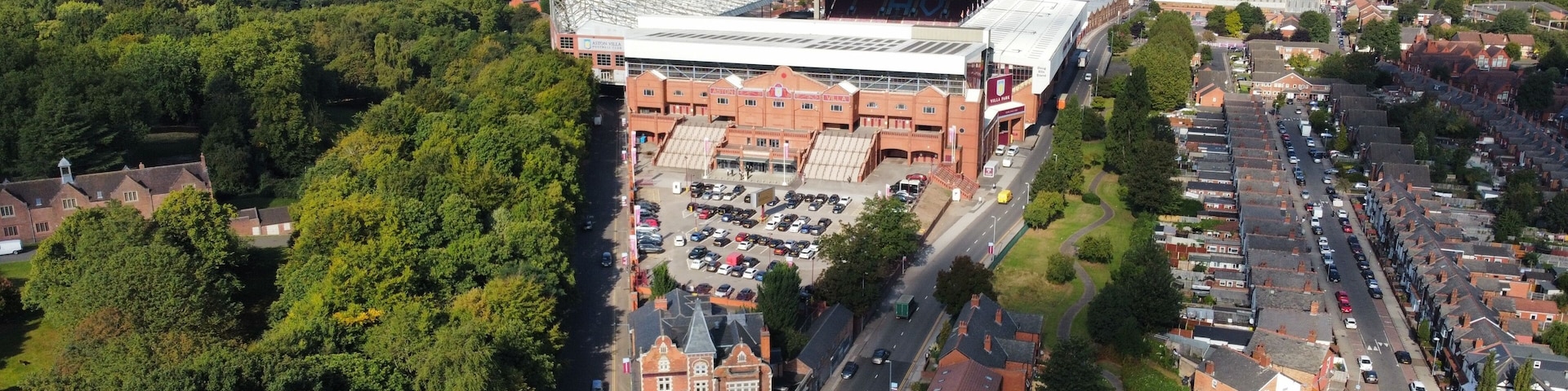 Aerial Photograph of The Holte End, Villa Park