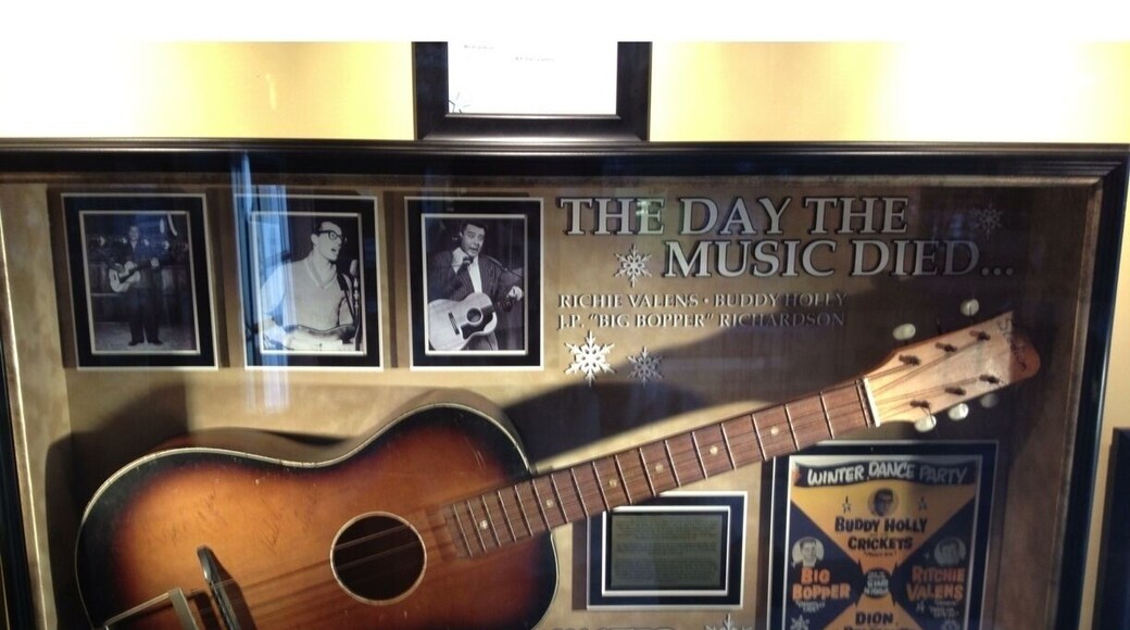 Site of the last concert played by Buddy Holly, La Bamba, and the Big Bopper.