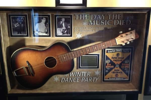 Site of the last concert played by Buddy Holly, La Bamba, and the Big Bopper.