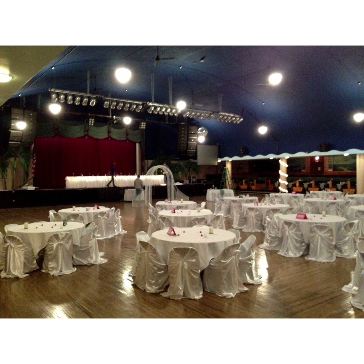 Inside the historic Surf Ballroom that drew in hundreds of popular musical acts.