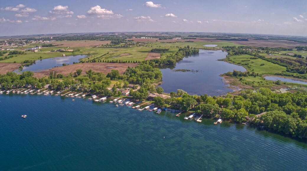 Lake Okoboji is a popular Tourist Area known as the Great Lakes of Iowa