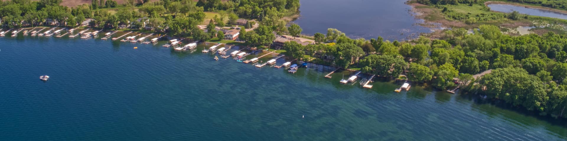 Lake Okoboji is a popular Tourist Area known as the Great Lakes of Iowa