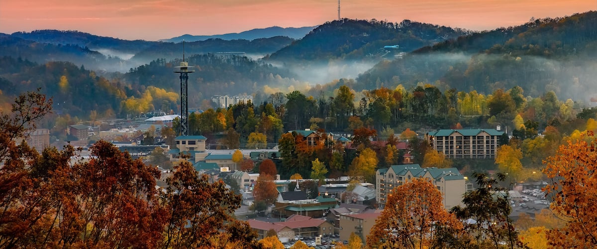 Gatlinburg, TN cityscape