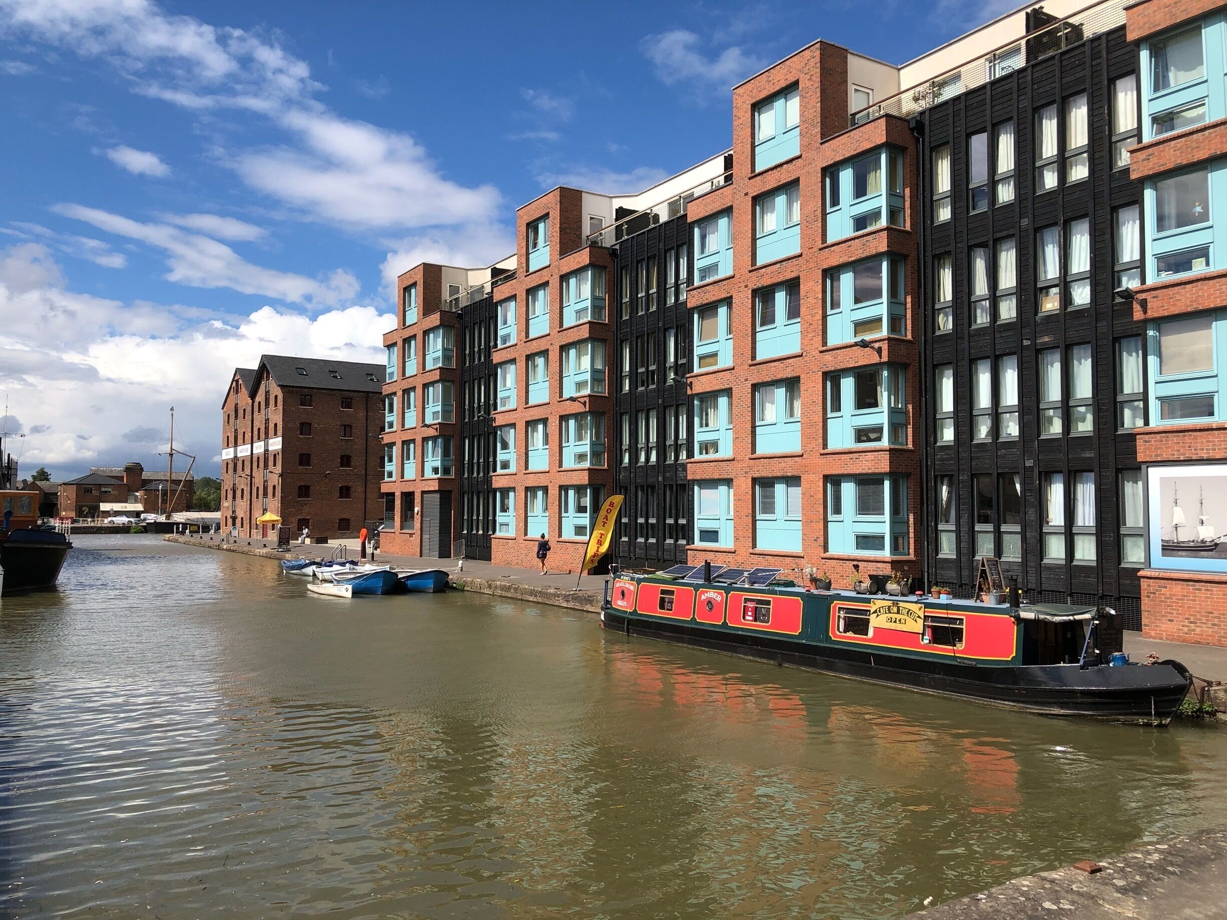 A nice spot just off the city centre of Gloucester. A mix of modern and old. 
