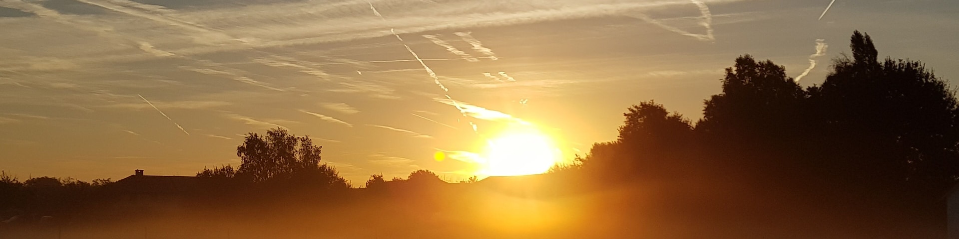 Sunrise on an cold autumn day ....