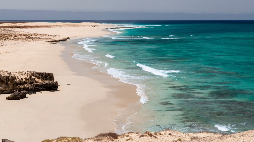 Santa Monica beach in Cabo Verde Boa Vista